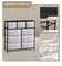 Sorbus Dresser with 9 Drawers - Furniture Storage Chest Tower Unit for Bedroom, Closet, etc - Steel Frame, Wood Top, Fabric Bins